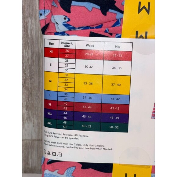 Members Mark Men's Resort Swim Trunks Coral Shark UPF 50+ Quick Dry 7" Inseam M - Picture 5 of 6